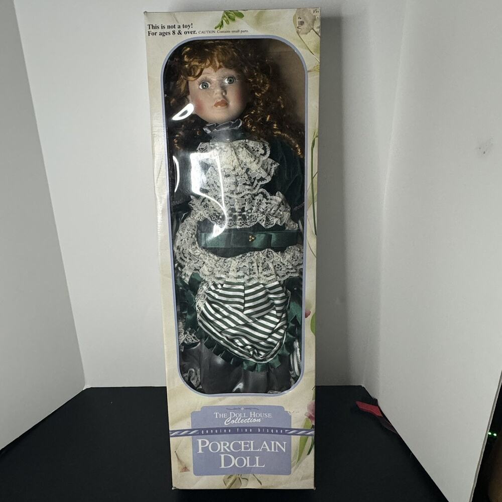 The Doll‎ House Collection Vintage Porcelain 28 Inch Doll Limited New in Box